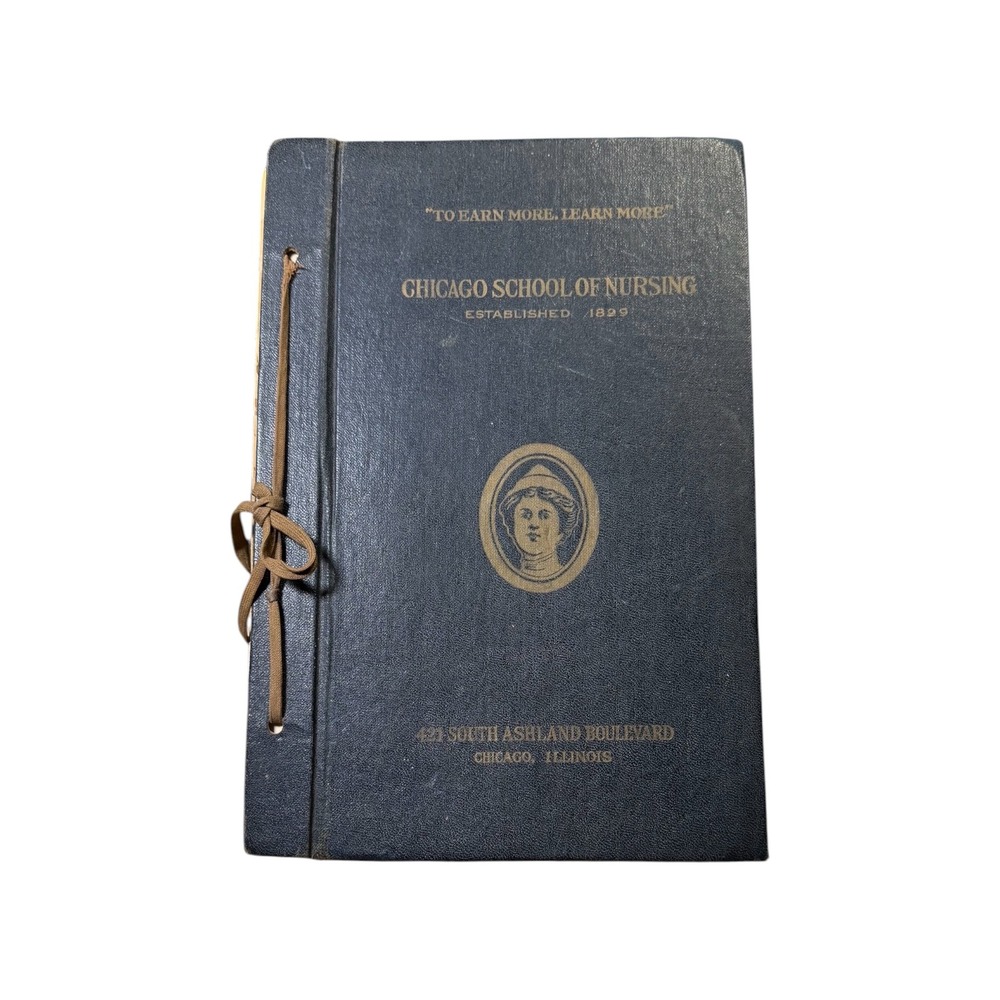 Vintage Chicago School of Nursing Lesson‎ Book 1920